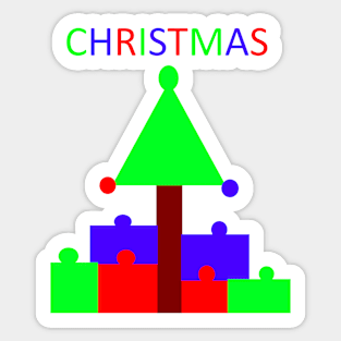 Christmas Tree Gifts Sticker